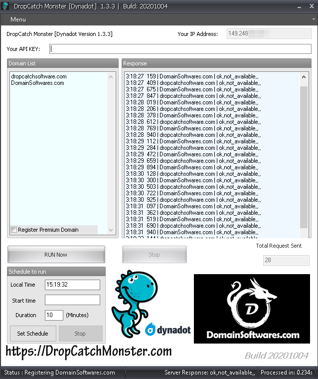 Dropcatch Software With Windows VPS